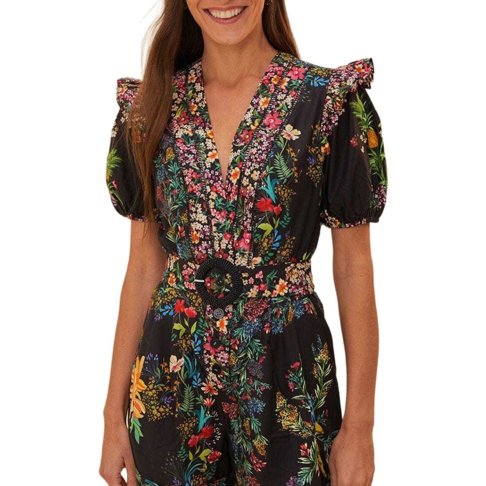 FARM Rio Multicolor Floral Jumpsuit